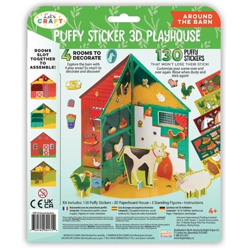 Розвиваючий 3Д набір Let's Craft Навколишнє середовище Амбар (PSP-03) - Pampik - 2