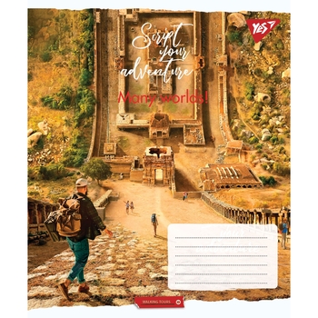 Зошит загальний Yes Many Worlds, A5, в клітинку, 60 листів - Pampik - 3