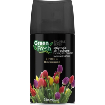 Сменный баллон Green Fresh для автоматического освежителя воздуха Весенний, 250 мл - Pampik