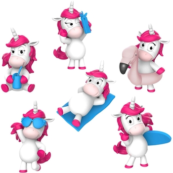 Ароматна бомбочка для ванни з іграшкою Inkee Єдиноріжки в асортименті (35832) - Pampik - 2