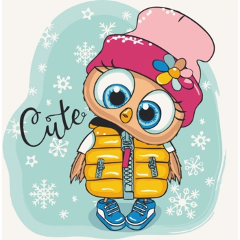 Картина за номерами ArtCraft Миле совеня 30x30 см (15557-AC) - Pampik