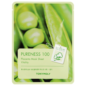 Маска тканевая для лица Tony Moly Pureness 100 Placenta, 21 мл - Pampik