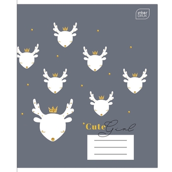 Набір учнівських зошитів Interdruk Premium Mix 2, клітинка, А5+, 12 аркушів, 4 шт. (339409-4) - Pampik