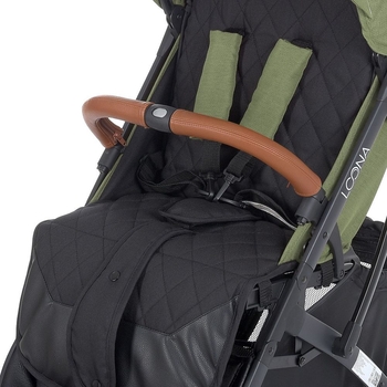 Прогулочная коляска El Camino Loona ME 1090-1 Olive Green, зеленая с черным (25381) - Pampik - 9