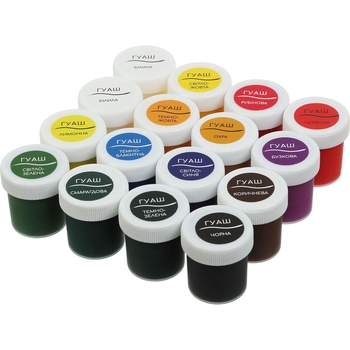 Гуаш Zibi Kids Line Classic 16 кольорів (ZB.6613) - Pampik - 2