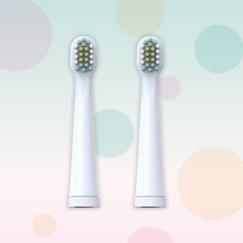 Насадки Vega Kids VK-10B для детской звуковой зубной щетки VK-500B бирюзовые - Pampik - 3