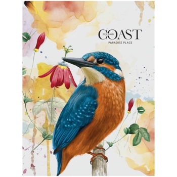 Тетрадь общая Student А5 Зимородок, клетка, 80 листов (A5-080-5084K) - Pampik