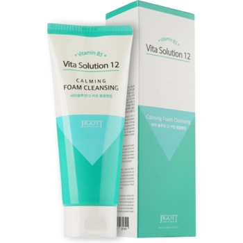 Пена для умывания Jigott Vita Solution 12 Успокаивающая 180 мл - Pampik