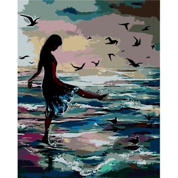 Картина за номерами ZiBi Art Line Дотики моря 40х50 см (ZB.64224) - Pampik