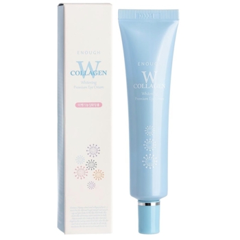 Крем для очей Enough W Collagen Whitening Premium Eye Cream Освітлювальний, 30 мл - Pampik