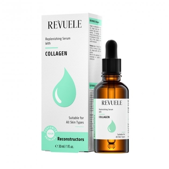 Сыворотка для лица Revuele Replenishing Serum With Collagen с коллагеном, 30 мл - Pampik