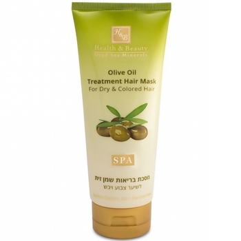 Маска для сухих окрашенных волос Health and Beauty, на основе оливкового масла, 200 мл - Pampik