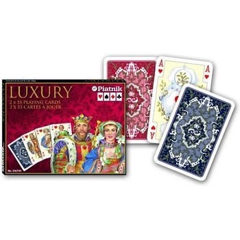 Гральні карти Piatnik Розкіш, дві колоди, 110 карт (PT-216749) - Pampik