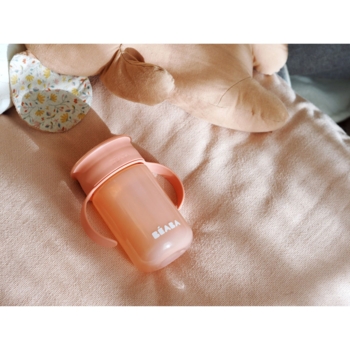 Поильник-непроливайка Beaba 360°, розовый, 340 мл (913571) - Pampik - 23