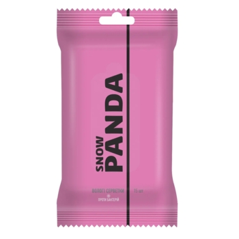 Вологі серветки Сніжна Панда Сакура, для рук, 15 шт. - Pampik