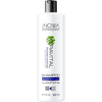 Шампунь jNOWA Professional Home Care Keravital Moisturize Sulfate Free, 400 мл - Pampik
