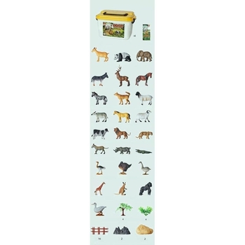 Набір фігурок тварин Beiens Тваринний світ, 55 предметів (30860) - Pampik - 5