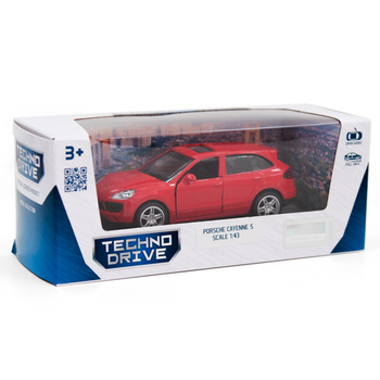 Автомодель TechnoDrive Porsche Cayenne S червона (250252) - Pampik - 12