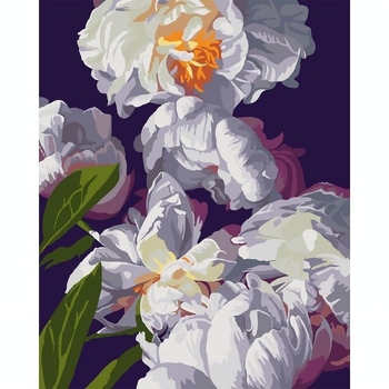 Картина за номерами Santi Величні півонії, 40х50 см (954510) - Pampik