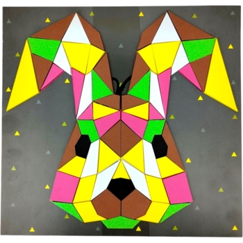 Мягкая мозаика Аплі Краплі Зайчик (МГ-03) - Pampik