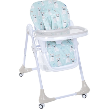 Стульчик для кормления Bambi M 3233 Puppy Boy Beige, бежевый с голубым (25790) - Pampik