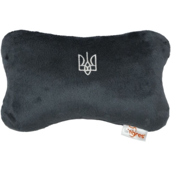 Підголовник - подушка Tigres Тризуб сірий (ПД-0469) - Pampik