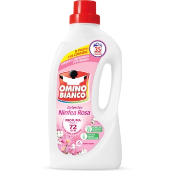 Гель для стирки Omino Bianco Ninfea Rosa Розовая Лилия универсальный, 1.4 л - Pampik