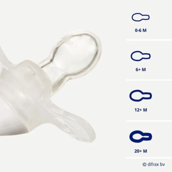 Пустышка силиконовая Difrax ночная Natural Night светится в темноте 20+ мес. (GL803) - Pampik - 3