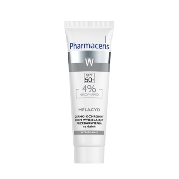 Денний крем з освітлюючим комплексом потрійної дії Pharmaceris W Albucin SPF 50+, 30 мл (E1473) - Pampik