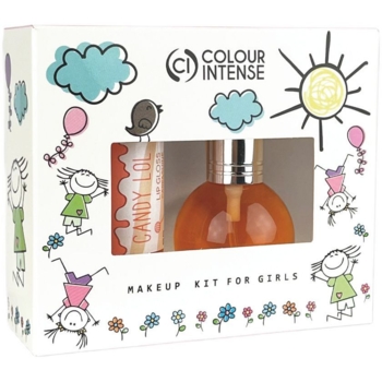 Набор косметический Colour Intense Makeup Kit №03: Туалетная вода, 16 мл + Блеск для губ, 6 мл - Pampik