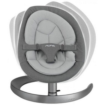 Шезлонг-гойдалка Nuna Leaf Curv Dusk, чорний із сірим - Pampik - 3