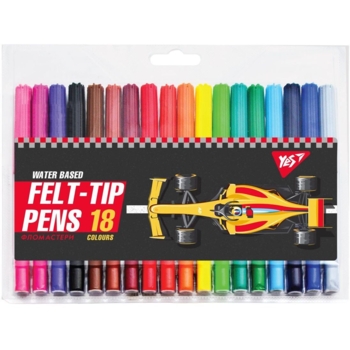 Фломастеры Yes Race legend, 18 цветов (650494) - Pampik