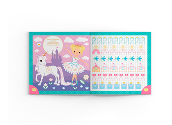 Прописи. Пишемо елементи букв. Принцеси та єдинороги (F00030900) - Pampik - 3