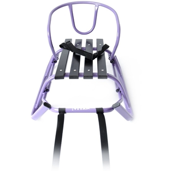 Санки Vitan Комета зі спинкою та кольоровою планкою фіолетові (2030123) - Pampik - 4