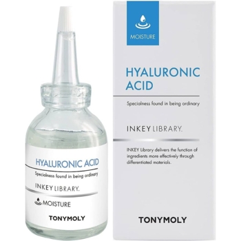 Сыворотка для лица Tony Moly Inkey Library Hyaluronic Acid Ampoule, с гиалуроновой кислотой, 30 мл - Pampik