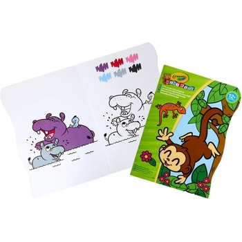 Раскраска Crayola Mini Kids Джунгли, 16 страниц (25-1480-3) - Pampik - 2