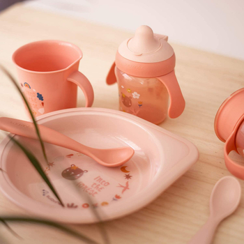 Набір для годування Suavinex Лісові історії, рожевий (306792) - Pampik - 8