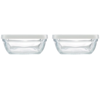 Контейнеры Bebe Confort Mealtime, стеклянные, пищевые, 2 шт. (3105209200) - Pampik - 3