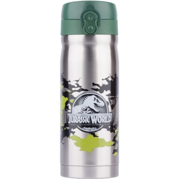 Термос Yes Jurassic World, 350 мл, серебристый с зеленым (707587) - Pampik