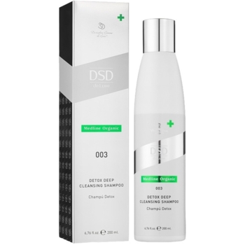 Детокс-шампунь DSD de Luxe 003 Medline Organic Detox Deep Cleansing Shampoo для глубокого очищения волос, 200 мл - Pampik