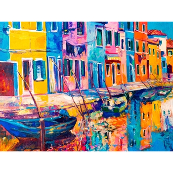 Алмазна мозаїка Santi Райдужна Венеція, 30х40 см (954302) - Pampik
