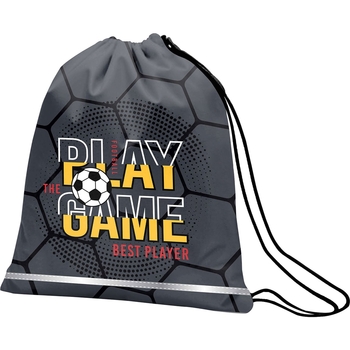 Сумка для взуття Smart SB-01 Football сіра (559074) - Pampik