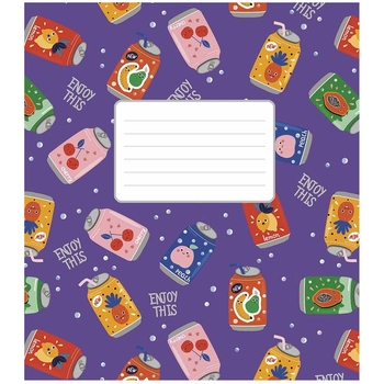 Набор тетрадей Школярик Some Fan ВД-лак, в клетку, 12 листов, 30 шт. (012-3221K) - Pampik - 2