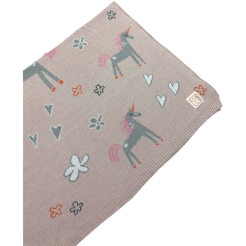 Детское одеяло Kaiser Единорог Органик, 100х80 см, бежевый (65214) - Pampik - 3