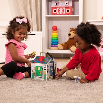 Деревянный кукольный домик Melissa&Doug, с подъемником и мебелью (MD2462) - Pampik - 6