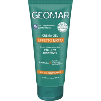Тонизирующий антицеллюлитный крем-гель точечного действия Geomar Body, с олигоэлементами Мертвого моря, 200 мл - Pampik