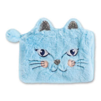 Пенал Offtop Кот, синий (880646) - Pampik