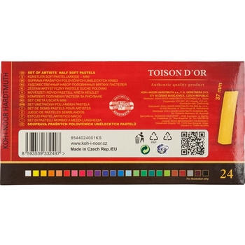 Крейда-пастель Koh-i-Noor Toison Dor 24 шт (8544) - Pampik - 3