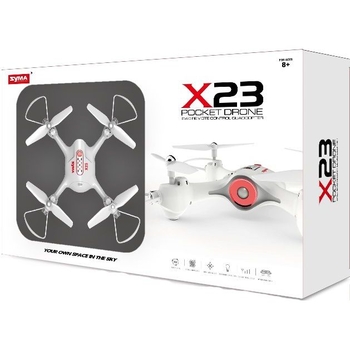 Іграшка на радіокеруванні Syma квадрокоптер 21 см (X23 White) - Pampik - 5