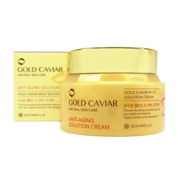 Крем для лица Bonibelle Gold Caviar Anti-Aging Solution Cream Икра, 80 мл - Pampik